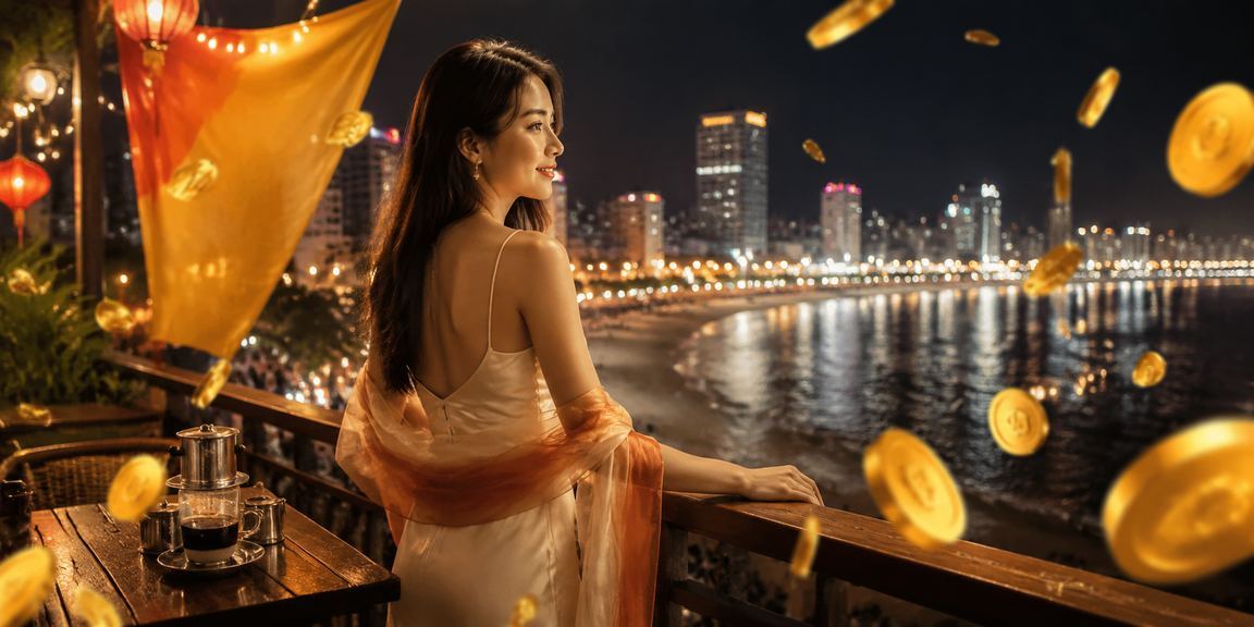 Người dùng Quy Nhơn thư giãn tại quán cà phê trong khi theo dõi kết quả cá cược trên 368